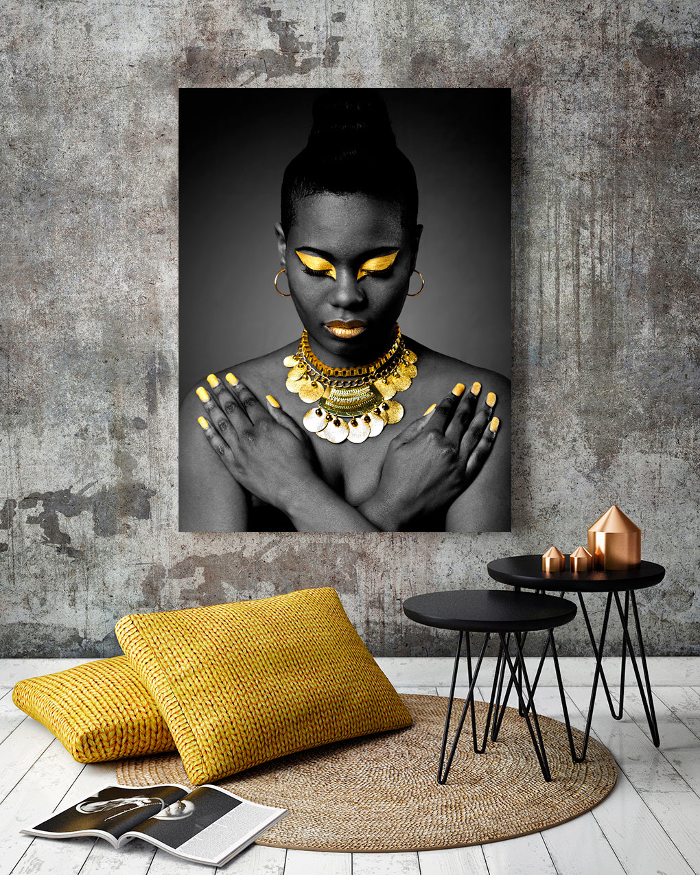 M- AFRICANA PINTURA AMARILLA 96