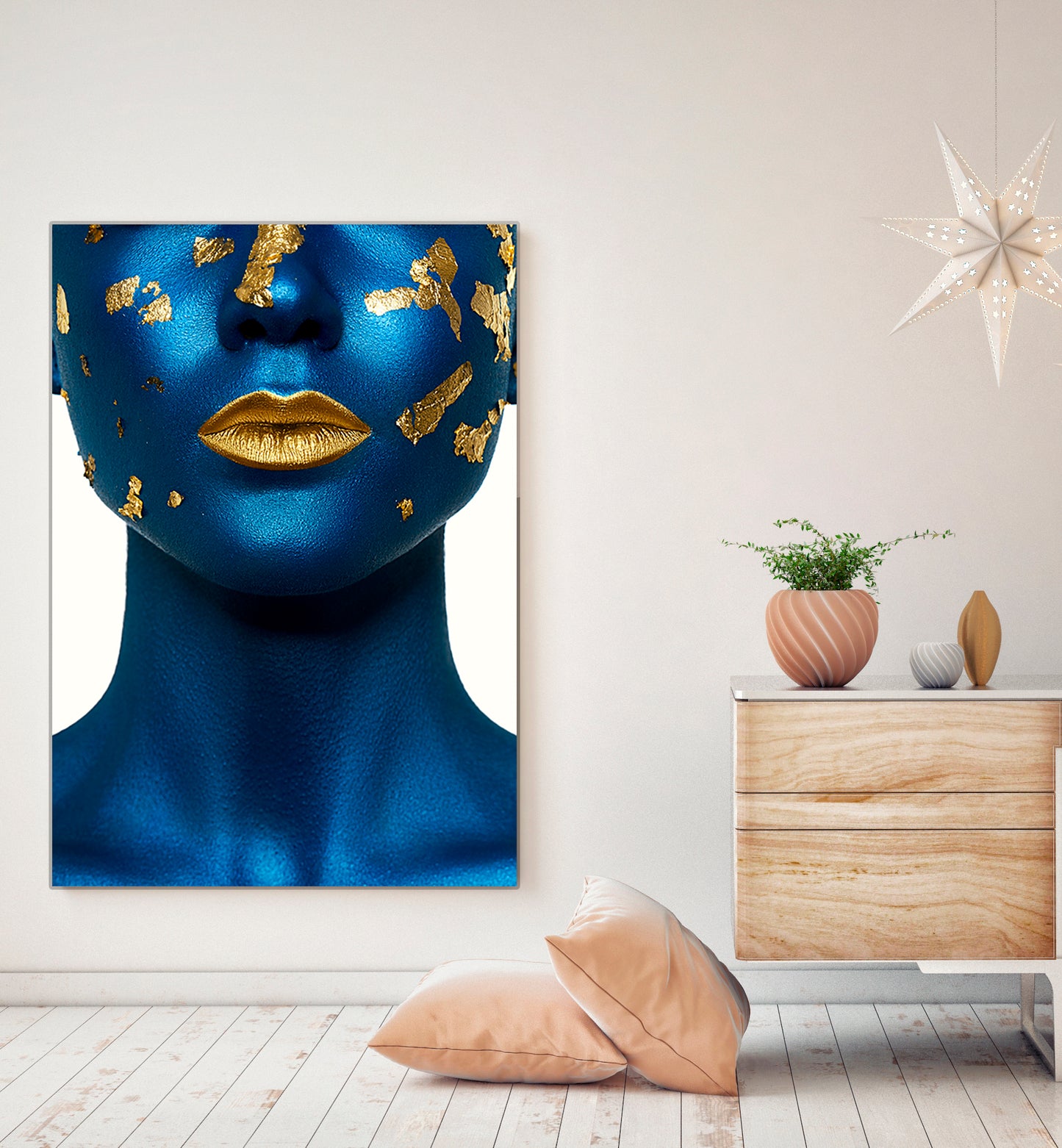 M- MUJER PINTURA AZUL 38