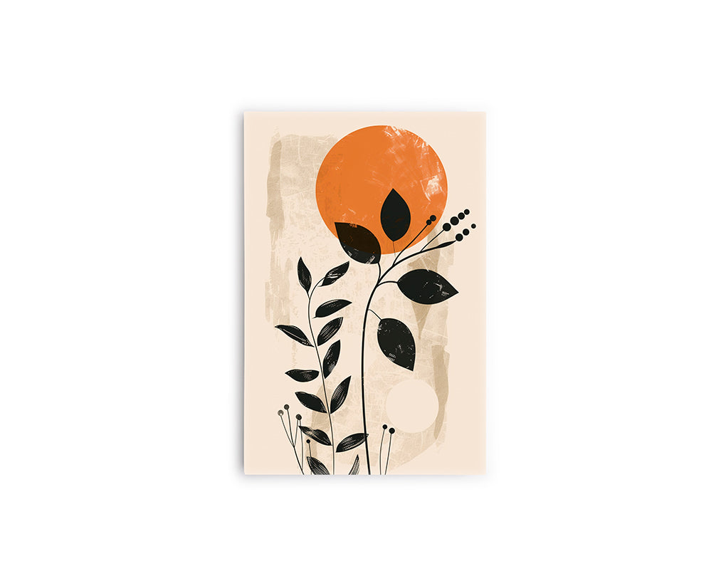 MI- PLANTA CON SOL NARANJA
