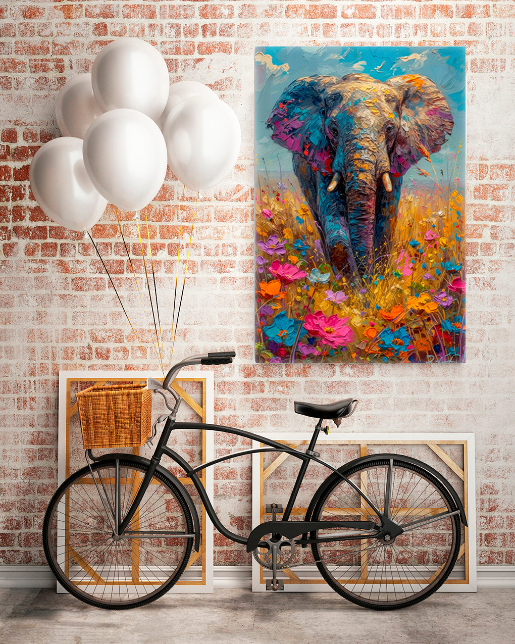 A- ELEFANTE Y FLORES 34