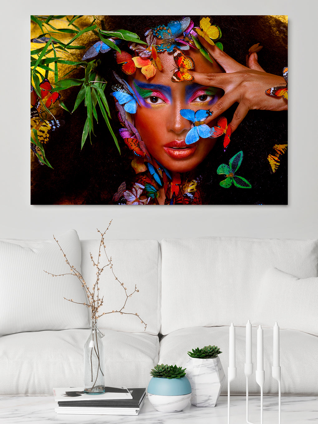 M- MUJER MARIPOSA COLORES 71