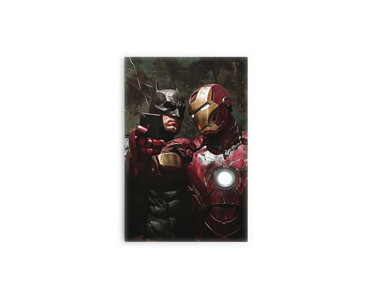 P- IRON Y BATMAN SELFIE