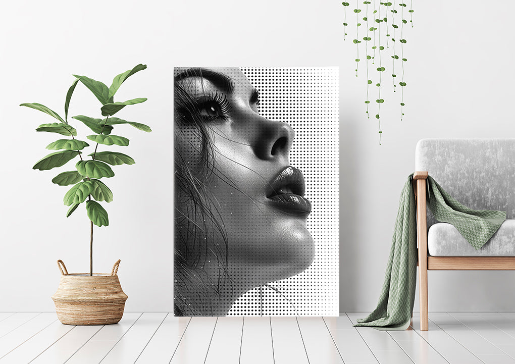 M- MUJER PUNTILLISMO GRIS 21