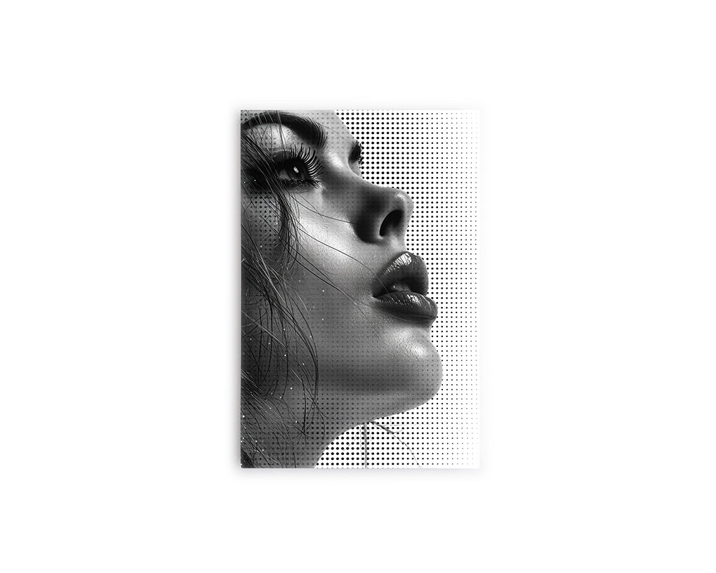 M- MUJER PUNTILLISMO GRIS 21