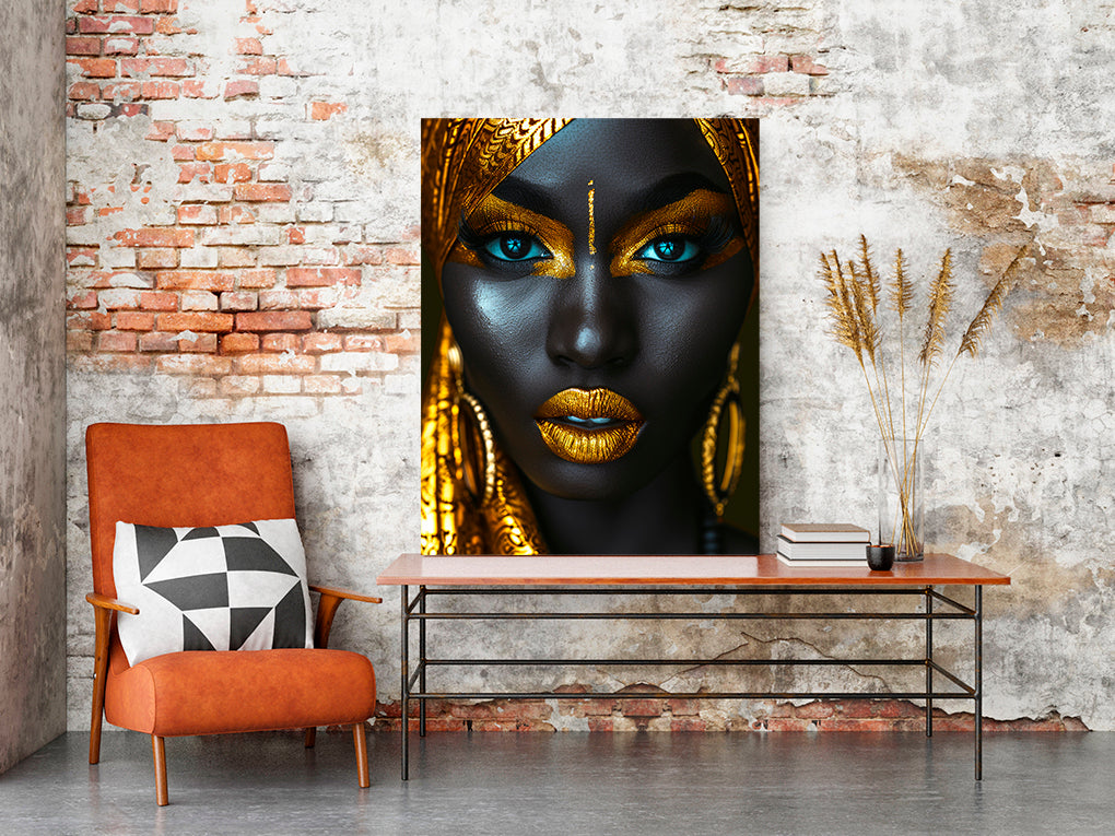 M- MUJER ROSTRO DORADO 46
