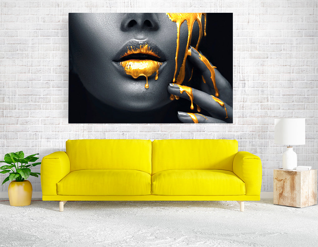M- AFRICANA PINTURA DORADA 97