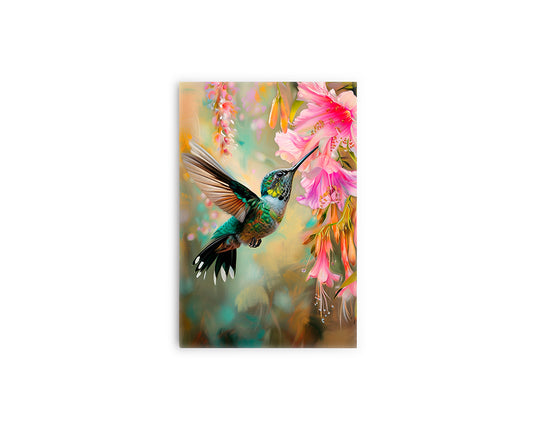 A- COLIBRI FLOR ROSA 46